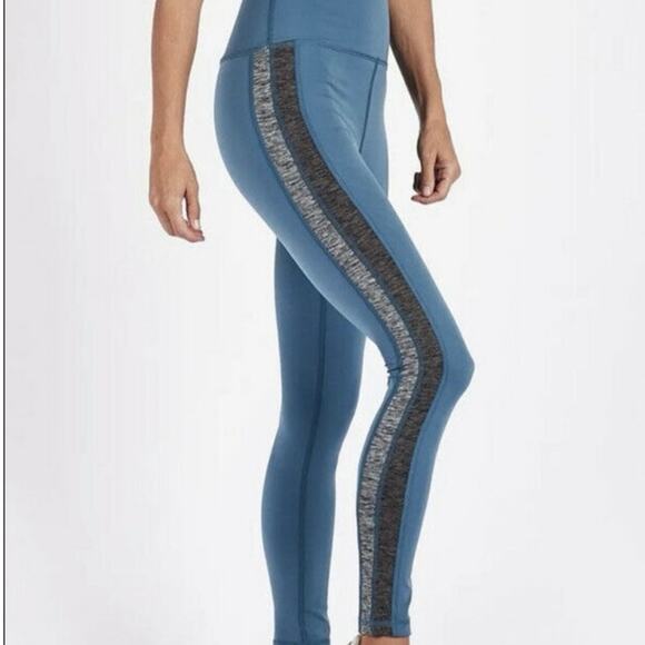 Vuori Racer High-Rise Blue/Gray Leggings Women's Size Small - Picture 1 of 10